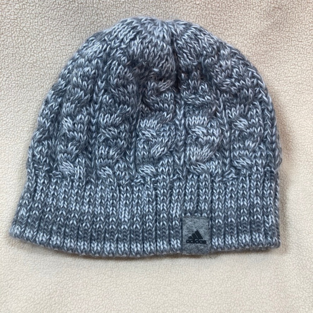 Adidas Women's Beanie Winter Hat One Size Grey Casual Outdoor